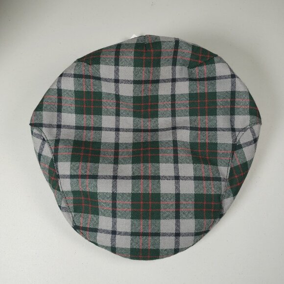 NWT INGLES BUCHAN Flat Fitted Cap Bethlehem Tartan 100% Wool Scotland SMALL - Picture 3 of 9
